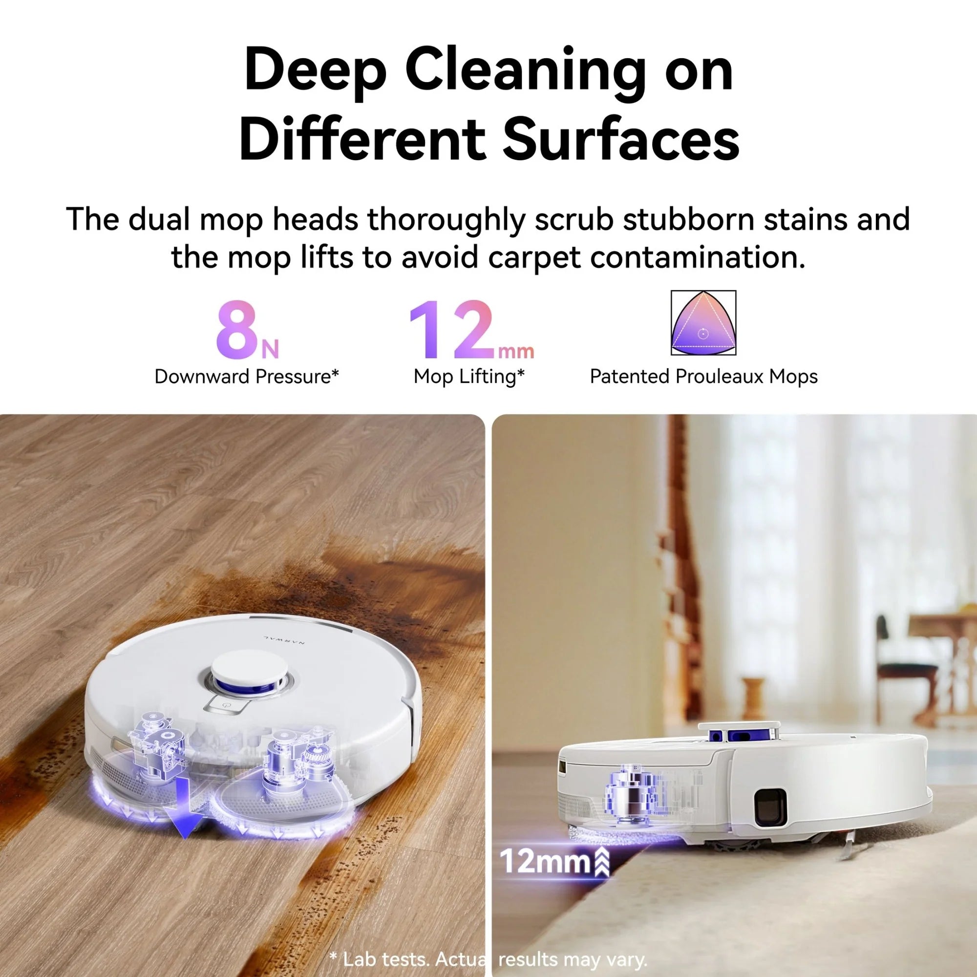 Freo Z10 3-in-1 robot vacuum cleaner with mopping function